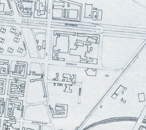 Cascina Ranotta. Istituto Geografico Militare, Pianta di Torino, 1974. © Archivio Storico della Città di Torino