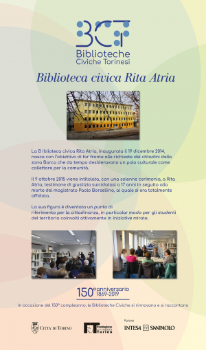 1869-2019. Biblioteca civica Rita Atria