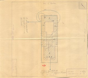 Bombardamenti aerei. Censimento edifici danneggiati o distrutti. ASCT Fondo danni di guerra inv. 424 cart. 8 fasc. 17. © Archivio Storico della Città di Torino 