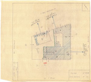 
Bombardamenti aerei. Censimento edifici danneggiati o distrutti. ASCT Fondo danni di guerra inv. 409 cart. 8 fasc. 2. © Archivio Storico della Città di Torino