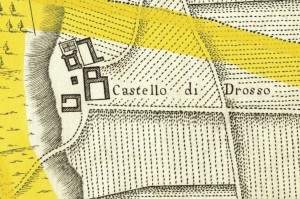 Complesso del Drosso. Amedeo Grossi, Carta Corografica dimostrativa del territorio della Città di Torino, 1791. © Archivio Storico della Città di Torino