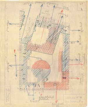 Bombardamenti aerei. Censimento edifici danneggiati o distrutti. Isolato San Francesco da Paola. ASCT Fondo danni di guerra inv. 83 cart. 2 fasc. 12. © Archivio Storico della Città di Torino