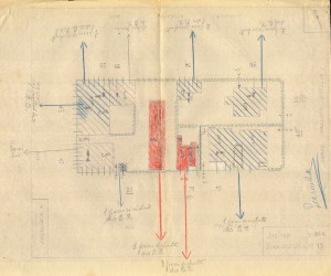 Bombardamenti aerei. Censimento edifici danneggiati o distrutti. ASCT Fondo danni di guerra inv. 844 cart. 17 fasc. 21. © Archivio Storico della Città di Torino