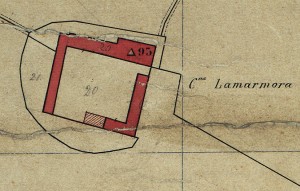 Cascina Lamarmora. Catasto Rabbini, 1866. © Archivio di Stato di Torino