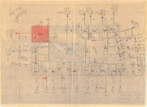 Bombardamenti aerei. Censimento edifici danneggiati o distrutti. ASCT Fondo danni di guerra inv. 1279 cart. 26 fasc. 35. © Archivio Storico della Città di Torino