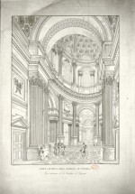 Veduta interna della Basilica di Superga (1824)