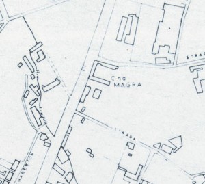 Cascina Magra. Istituto Geografico Militare, Pianta di Torino, 1974. © Archivio Storico della Città di Torino