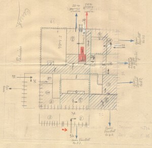 Bombardamenti aerei. Censimento edifici danneggiati o distrutti. ASCT Fondo danni di guerra inv. 714 cart. 14 fasc. 99. © Archivio Storico della Città di Torino