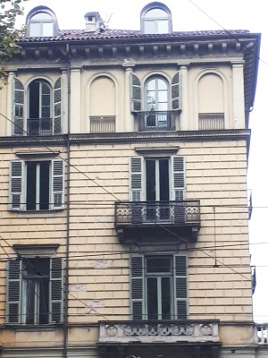 Trompe l'oeil in corso Vittorio 59