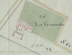 Cascina Generala. Mappa primitiva Napoleonica, 1805. © Archivio Storico della Città di Torino