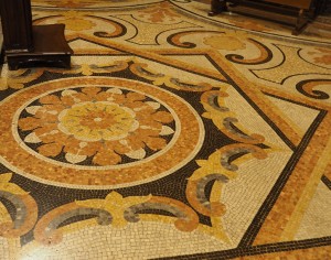 Interno della Chiesa dei Santi Vincenzo de’ Paoli e Antonio Abate. Fotografia di Maria Paola Soffiantino, 2018