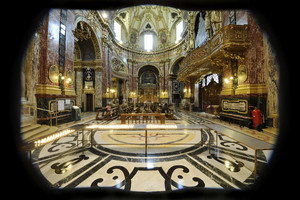 L’interno del Santuario della Consolata. Fotografia di Paolo Gonella, 2010. © MuseoTorino