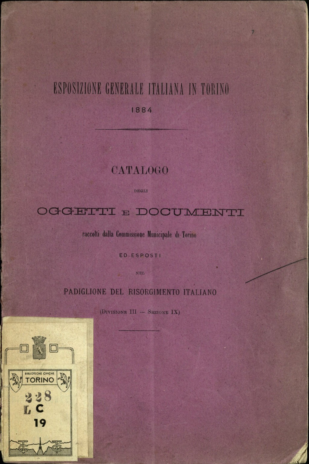 Estampe Originale De 1884 - Il Padiglione Di Felice Alman - Torino - Ximenes