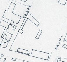 Cascina Maina, già Cascina Riccardi. Istituto Geografico Militare, Pianta di Torino, 1974. © Archivio Storico della Città di Torino