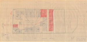 Bombardamenti aerei. Censimento edifici danneggiati o distrutti. ASCT Fondo danni di guerra inv. 2205 cart. 44 fasc. 24. © Archivio Storico della Città di Torino 