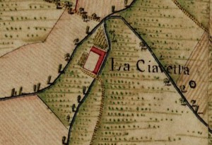 Cascina Cravetta. Carta Topografica della Caccia, 1760-1766 circa, ©Archivio di Stato di Torino