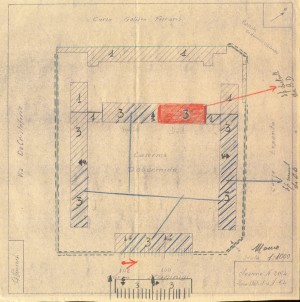 Bombardamenti aerei. Censimento edifici danneggiati o distrutti. ASCT Fondo danni di guerra inv. 2154 cart. 44 fasc. 9. © Archivio Storico della Città di Torino 