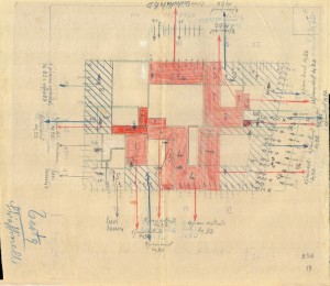 Bombardamenti aerei. Censimento edifici danneggiati o distrutti. ASCT Fondo danni di guerra inv. 854 cart. 17 fasc. 31. © Archivio Storico della Città di Torino