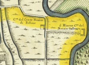 Cascina Perrone. Amedeo Grossi, Carta Corografica dimostrativa del territorio della Città di Torino, 1791. © Archivio Storico della Città di Torino
