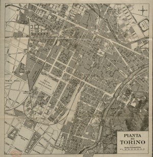 Pianta di Torino, 1910 circa. Biblioteca civica centrale, Cartografico  3/4.3.01 © Biblioteche civiche torinesi