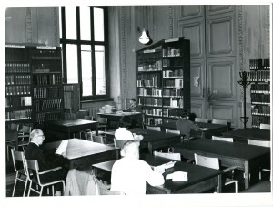 Biblioteca civica, sede temporanea di Palazzo Carignano, 1948-1958. Biblioteca civica Centrale © Biblioteche civiche torinesi