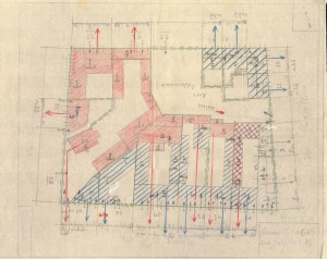 Bombardamenti aerei. Censimento edifici danneggiati o distrutti. ASCT Fondo danni di guerra inv. 645 cart. 13 fasc. 30. © Archivio Storico della Città di Torino 