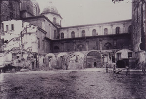 I lavori di sbancamento per la costruzione della nuova Manica di Palazzo Reale e le prime strutture del teatro, © Soprintendenza per i Beni Archeologici del Piemonte e del Museo Antichità Egizie.