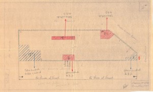 Bombardamenti aerei. Censimento edifici danneggiati o distrutti. ASCT Fondo danni di guerra inv. 2253 cart. 45 fasc. 32. © Archivio Storico della Città di Torino