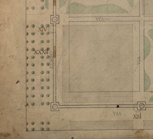 Tratto delle mura della città romana su corso Siccardi