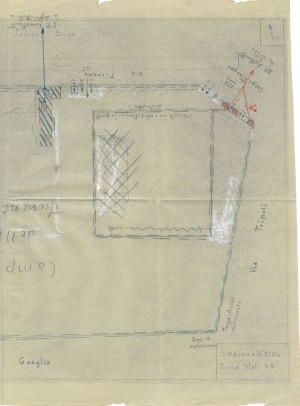 Bombardamenti aerei. Censimento edifici danneggiati o distrutti. ASCT Fondo danni di guerra inv. 2104 cart. 43 fasc. 2 seconda parte. © Archivio Storico della Città di Torino