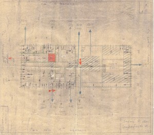 Bombardamenti aerei. Censimento edifici danneggiati o distrutti. ASCT Fondo danni di guerra inv. 1880 cart. 39 fasc. 13. © Archivio Storico della Città di Torino