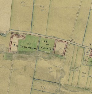 Cascina Cossilla. Catasto Gatti, 1820-1830. © Archivio Storico della Città di Torino