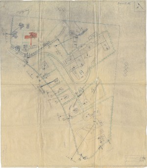 Bombardamenti aerei. Censimento edifici danneggiati o distrutti. ASCT Fondo danni di guerra inv. 2533 cart. 52 fasc. 3 foglio n. 3. © Archivio Storico della Città di Torino 