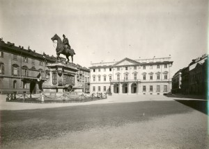 Stanislao Grimaldi, Monumento ad Alfonso Ferrero della Marmora, 1881-1891. Fotografia di Mario Gabinio, 1928. © Fondazione Torino Musei-Archivio fotografico.
