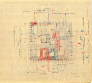 Bombardamenti aerei. Censimento edifici danneggiati o distrutti. ASCT Fondo danni di guerra inv. 55 cart. 1 fasc. 55. © Archivio Storico della Città di Torino