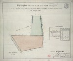 Mappa catastale dei beni della Cascina Cavallo nel territorio di Grugliasco, 1862