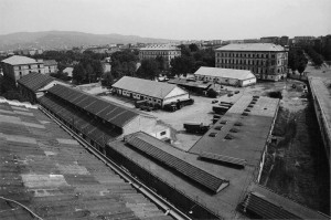 Caserma Pugnani Cavalli Sani (semichiusa), 1970 circa © Archivio Storico della Città di Torino
