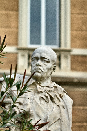 Leonardo Bistolfi, Monumento a Gustavo Modena (particolare del busto), 1900. Fotografia di Mattia Boero, 2010. © MuseoTorino. 