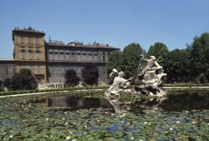 Giardini Reali, fontana dei Tritoni. Fotografia di Dulevant 1987. © Fondazione Torino Musei - Archivio fotografico.