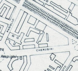 Cascina Bruné. Istituto Geografico Militare, Pianta di Torino, 1974. © Archivio Storico della Città di Torino