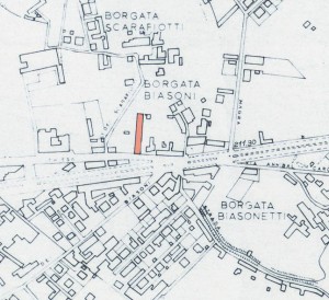 Cascina Biasone. Istituto Geografico Militare, Pianta di Torino, 1974. © Archivio Storico della Città di Torino