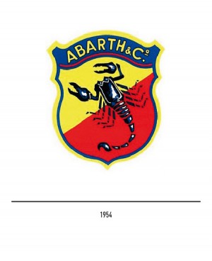 Evoluzione del logo Abarth, 1954, ©FCA Heritage