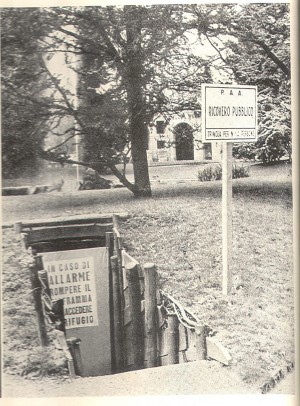 Ricovero pubblico. ASCT, Miscellanea Sicurezza Pubblica 481. Da La protezione antiaerea della città e della provincia, dalla Rassegna Municipale “Torino”, nn. 10-12, ottobre-dicembre 1940. © Archivio Storico della Città