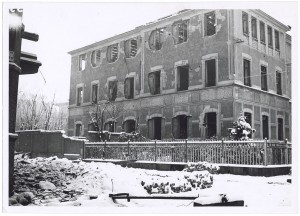 Via Sebastiano Caboto, Istituto Salesiani Don Bosco. Effetti prodotti dai bombardamenti dell'incursione aerea del 9 dicembre 1942. UPA 3102D_9D03-56. © Archivio Storico della Città di Torino
