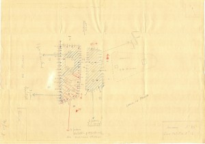 Bombardamenti aerei. Censimento edifici danneggiati o distrutti. ASCT Fondo danni di guerra inv. 25 cart. 1 fasc. 25. © Archivio Storico della Città di Torino