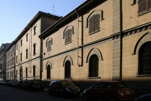 Ex caserma Maurizio De Sonnaz. Fronte su via Avogadro. Fotografia di Caterina Franchini.
