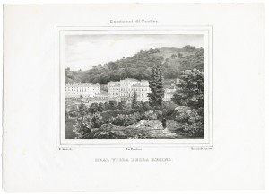 Veduta di Villa della Regina. Litografia di D. Festa, 1833. © Archivio Storico della Città di Torino