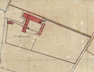 Cascina Bruné. Catasto Rabbini, 1866. © Archivio di Stato di Torino