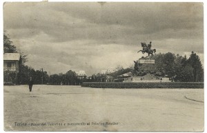 Parco del Valentino e monumento ad Amedeo di Savoia, duca d'Aosta. © Archivio Storico della Città di Torino