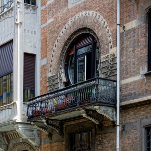 Particolare facciata - Casa Besozzi/Bonelli (ASCT, PE I  cat. 1904/23)